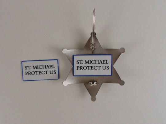 Saint Michael Protect US Shield Backer