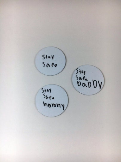 Your Customized Child's Handwriting Shield Backer