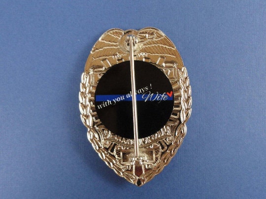 With you Always! Wife with Heart Shield Backer