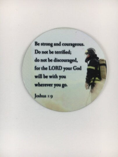Joshua 1:9 Shield Backer