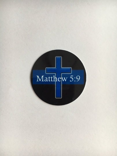 Matthew 5:9 Shield Backer