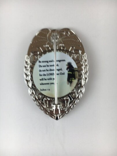 Joshua 1:9 Shield Backer