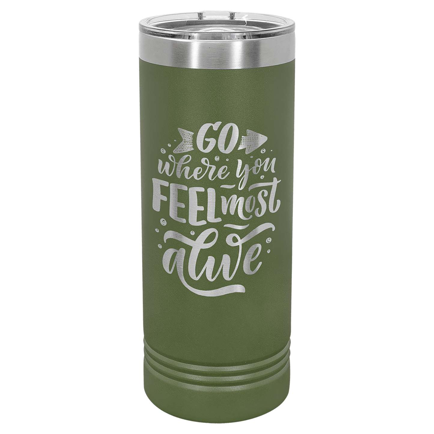 Skinny Tumbler with Slider Lid