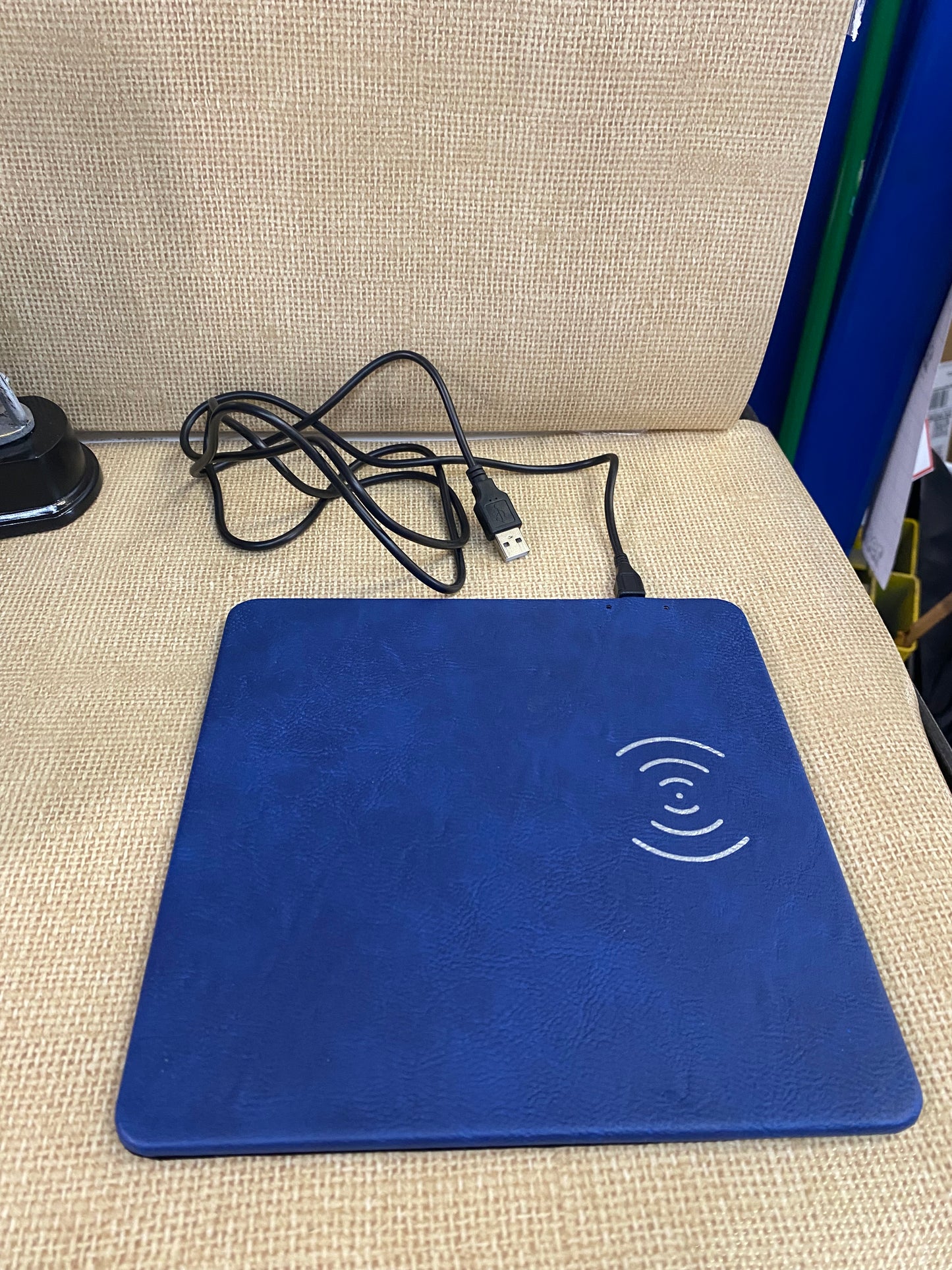 Laserable Leatherette Phone Charging  mat