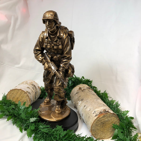 Standing Rifleman Sculpture