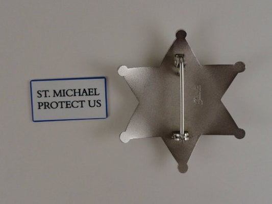 Saint Michael Protect US Shield Backer