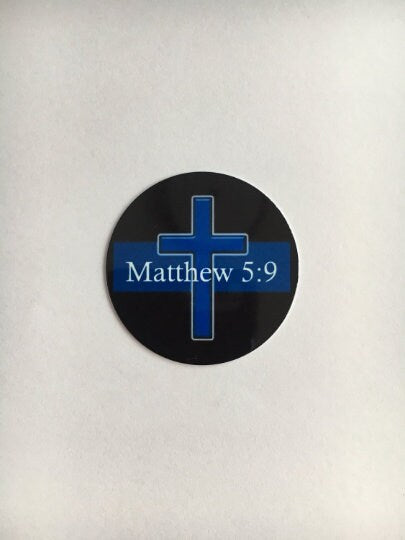Matthew 5:9 Shield Backer