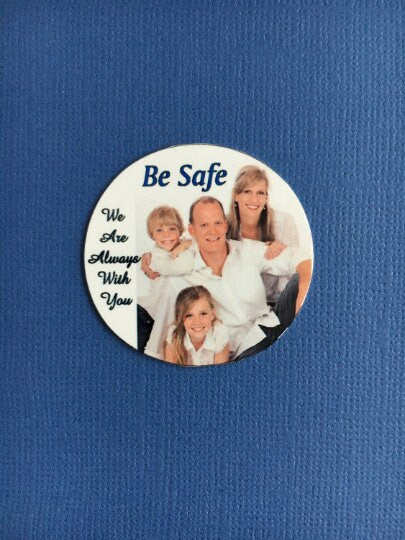 Customized Family Photo Badge Backer