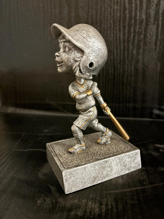 Girl Softball/Baseball Bobblehead