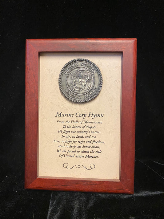 Marine Corp Plaque