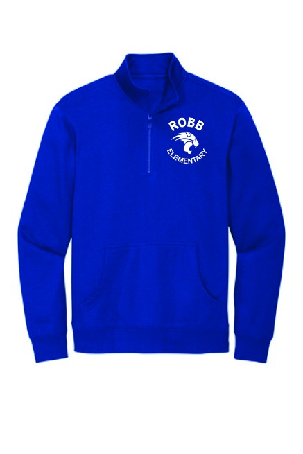 Robb Elementary Quarter-Zip Sweatshirt with pocket