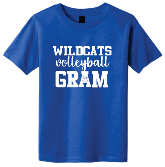 Wildcats Volleyball Gram Tee