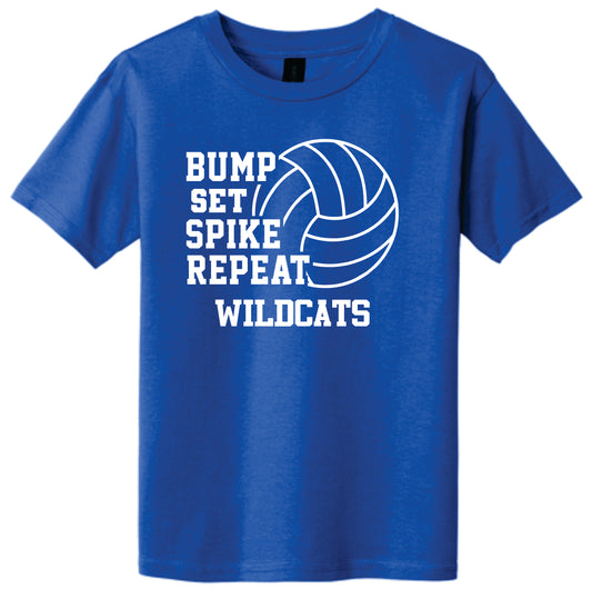 Wildcats Volleyball Repeat Tee