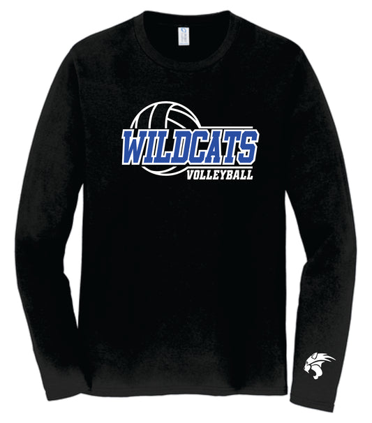 Wildcats Volleyball Long Sleeve Tee